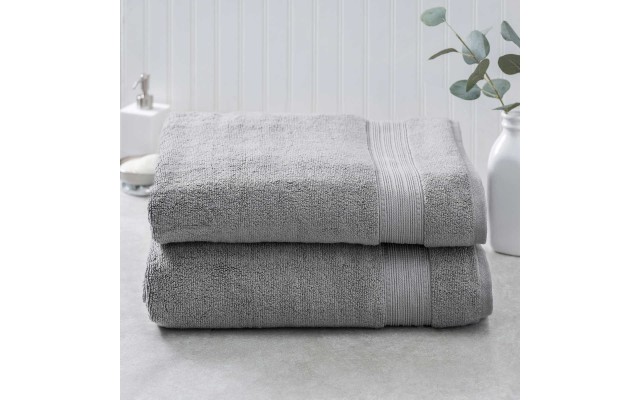  100% Hygrocotton 2-piece Bath Towel Set, Ivory