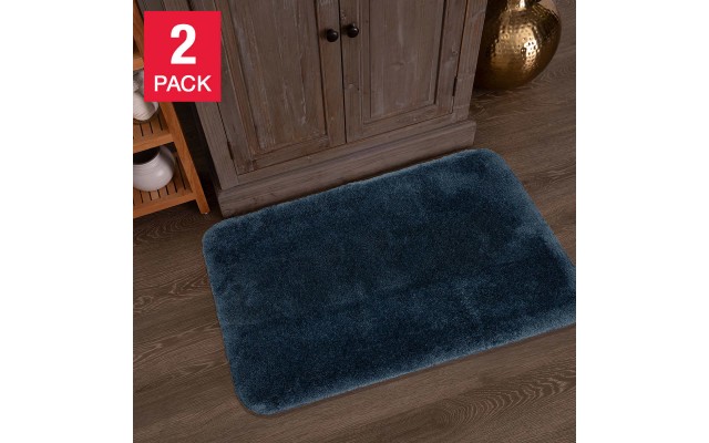  Bath Mat, 2-pack, Blue