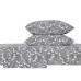 Charisma Microfiber Sheet Set, Black, California King