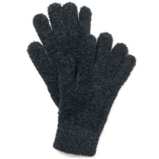 Charter Club Striped-Cuff Chenille Gloves