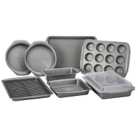 Circulon Symmetry Non-Stick 10-piece Bakeware Set, Gray