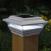  4x4 Aluminum Imperial Solar Post Cap, 2-Pack, White