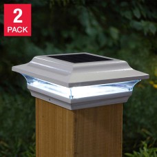 Classy Caps 4x4 Aluminum Imperial Solar Post Cap2-Pack