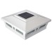Classy Caps 6x6 Aluminum Oxford Solar Post Cap, 2-pack, White
