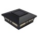 Classy Caps 6x6 Aluminum Oxford Solar Post Cap, 2-pack, Black