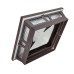 Classy Caps 6x6 Aluminum Oxford Solar Post Cap, 2-pack, Brown