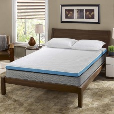 Climate Control Copper Gel Infused Memory Foam Mattress Topper