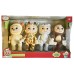 Cocomelon Little Plush Set JJ Lion Giraffe Monkey Koala 8″ – 4 Pack Box