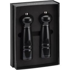 Cole Mason Windsor Black Gloss Salt Pep Black