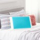  Blue Bubble Gel + Memory Foam Pillow, One Color, Standard Size