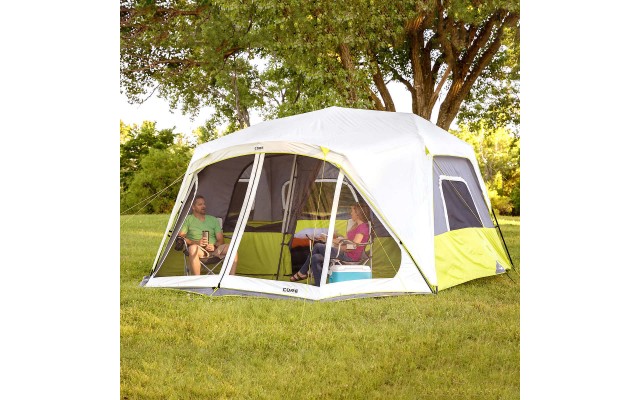  10-person Instant Cabin Tent with Screen Room