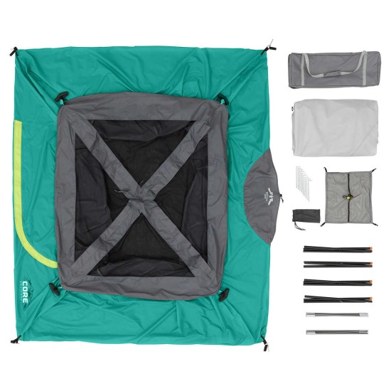  4-Person Straight Wall Cabin Tent