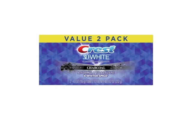  3D White, Charcoal Whitening Toothpaste, Mint, 4.1 oz- 2 Pack
