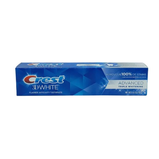  3D White Toothpaste Advanced Triple Whitening Toothpaste- 5.6 oz