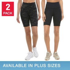 Danskin Ladies' Bike Short, 2-pack