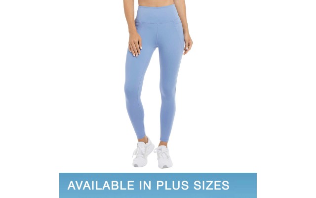  Ladies' Lightweight 7/8 Legging, Light Blue, 2X