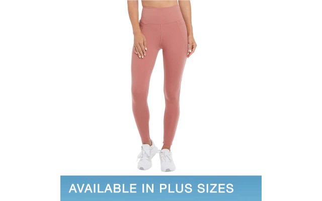  Ladies' Lightweight 7/8 Legging, Orange, Large