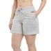  Ladies' Soft Active Short, 2-pack, Black, Large