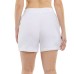  Ladies' Soft Active Short, 2-pack, White, Large