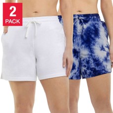 Danskin Ladies' Soft Active Short, 2-pack