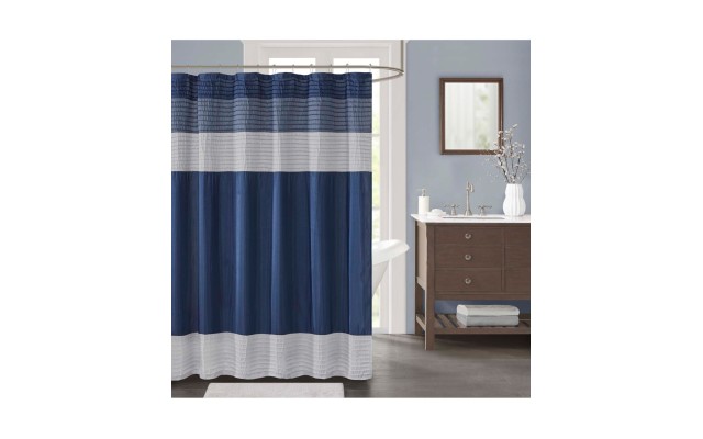 Décor Studio Sorrel 72″ x 72″ Faux-Silk Shower Curtain