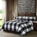  3-piece Comforter Set, Black, King