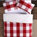  3-piece Comforter Set, Red, Queen