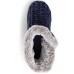  Women’s Fairisle and Solid Chenille Knit Boot Slipper
