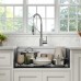  30” Undermount 16 Gauge Workstation Sink with 18” Kitchen Faucet