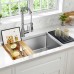  30” Undermount 16 Gauge Workstation Sink with 18” Kitchen Faucet