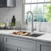  30” Undermount 16 Gauge Workstation Sink with 18” Kitchen Faucet