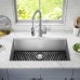  32” Undermount 16 Gauge Kitchen Sink with 18” Kitchen Faucet
