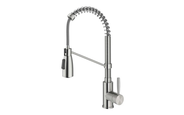 Delta Pull-Down High Arc Single Handle Kitchen Faucet in Spot Free Stainless Steel