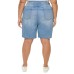 DKNY Jean Ladies' Bermuda Short, Light Blue, 2X