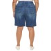 DKNY Jean Ladies' Bermuda Short, Blue, 2X