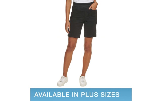 DKNY Jean Ladies' Bermuda Short, Black, 2X