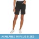 DKNY Jean Ladies' Bermuda Short, Black, 2X