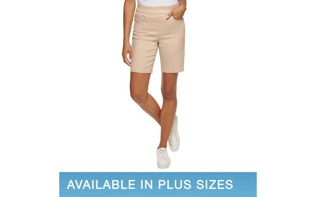 DKNY Jean Ladies' Bermuda Short, Tan, X-Small