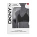  Ladies' Seamless Bralette, 2-Pack, Black, Medium