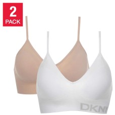 DKNY Ladies' Seamless Bralette, 2-Pack