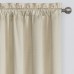  Canova Blackout Window Valance 42 x 21, Natural, 21