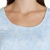  Ladies' 4-Piece Pajama Set, Blue, Small
