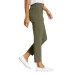  Ladies' Ankle Pant, Green, 2X