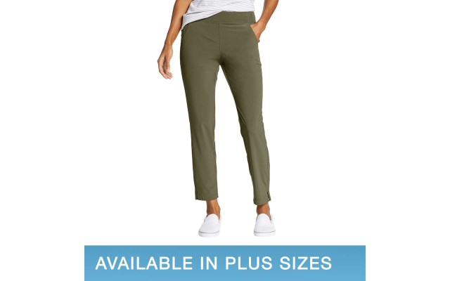  Ladies' Ankle Pant, Green, Small
