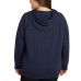  Ladies' Crewneck & Hoodie, 2-pack, Blue, 2X
