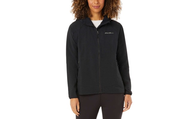  Ladies' Fleece Jacket, Black, Large