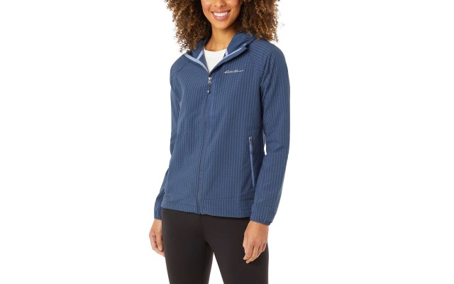  Ladies' Fleece Jacket, Blue, Large