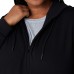  Ladies' Full Zip Hoodie, Black, Medium