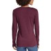  Ladies Long Sleeve Tee, 2-pack, Teal, X-Small