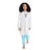  Youth 2-piece PJ Set with Robe, Snow, One Color, Small